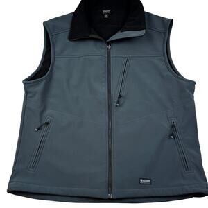 Blackhawk Warrior Wear Blue Soft Shell Zipper Front Vest Men's Size 2XL